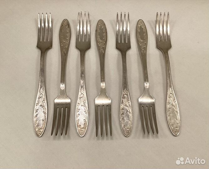 Столовые приборы мельхиор мнц