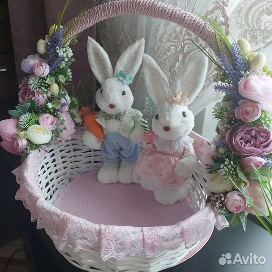 Пасхальный декор кролик