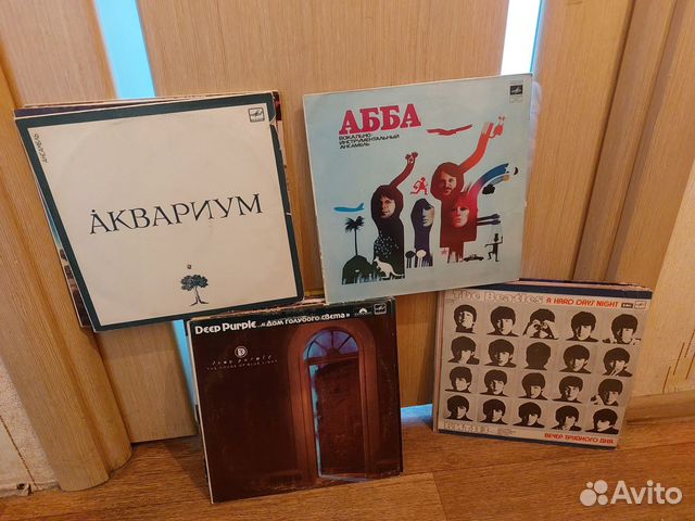 Пластинки рок Аквариум Beatles Deep Purple Zodiac