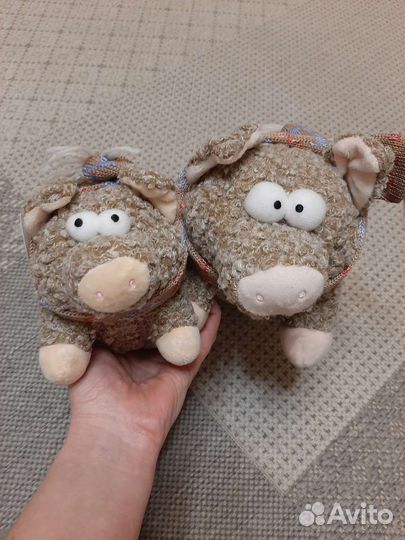 Мягкие игрушки семья поросят