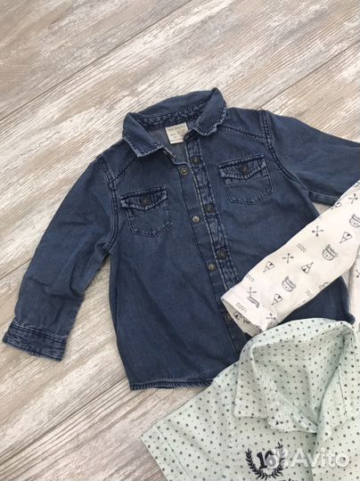 Фирменные вещи пакетом для мальчика 80 86