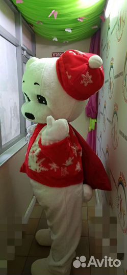 Костюм Деда Мороза для ростовой куклы