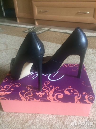 Туфли кожаные