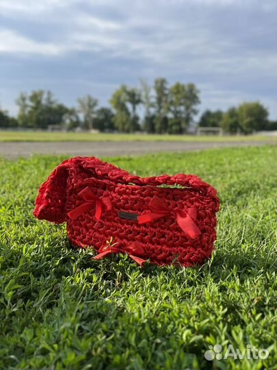 Cумка из атластной ленты