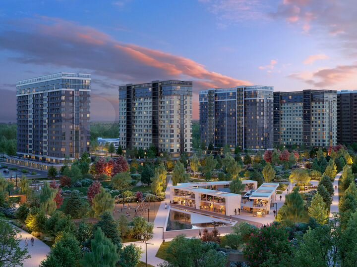 1-к. квартира, 44,4 м², 4/16 эт.