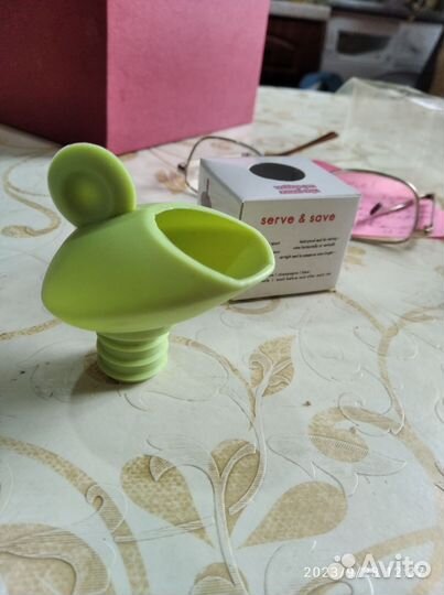 Пробка для бутылки, силиконовая, кувшинчик