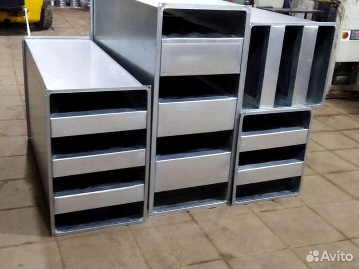 Воздуховоды, отводы, переходы, тройники