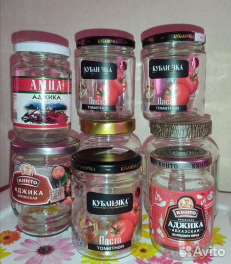 Банка стеклянная с винтовой крышкой / Банки