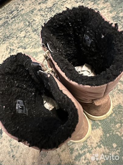 Сапоги угги для девочки Ecco