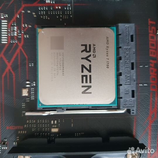 Комплект Ryzen7 1700 + MSI X370 + TridentZ 2х8GB