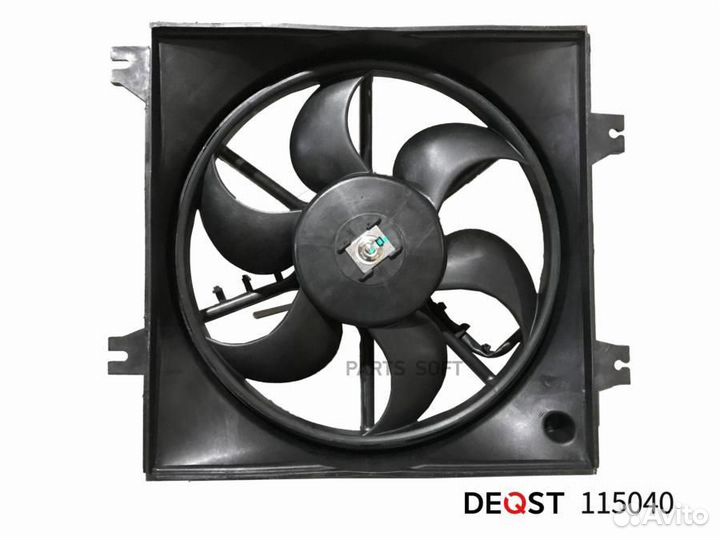 Deqst 115040 Вентилятор радиатора двигателя hyunda