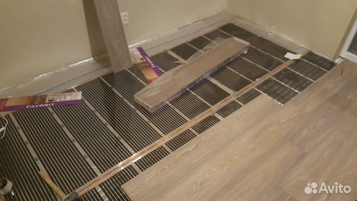 Монтаж электрического теплого пола