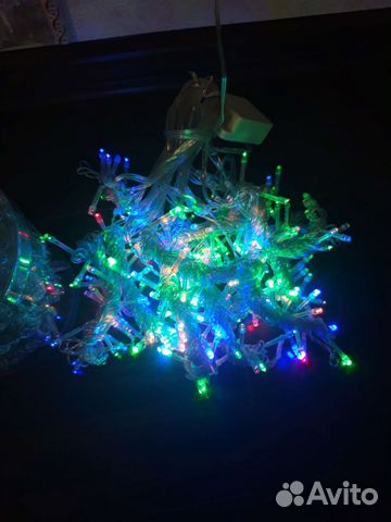 Гирлянда на окно