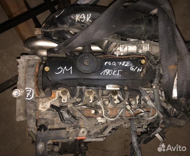 Двигатель Renault Kangoo 1.9 дизель F9Q782