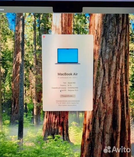 Macbook air 15 (2023 m2)