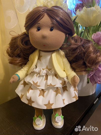 Текстильная интерьерная кукла