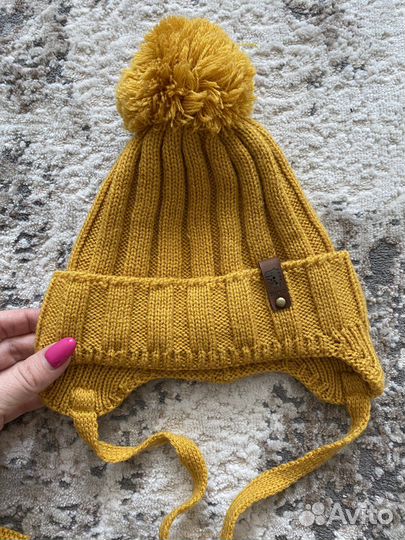 Демисезонная шапка + снуд для мальчика