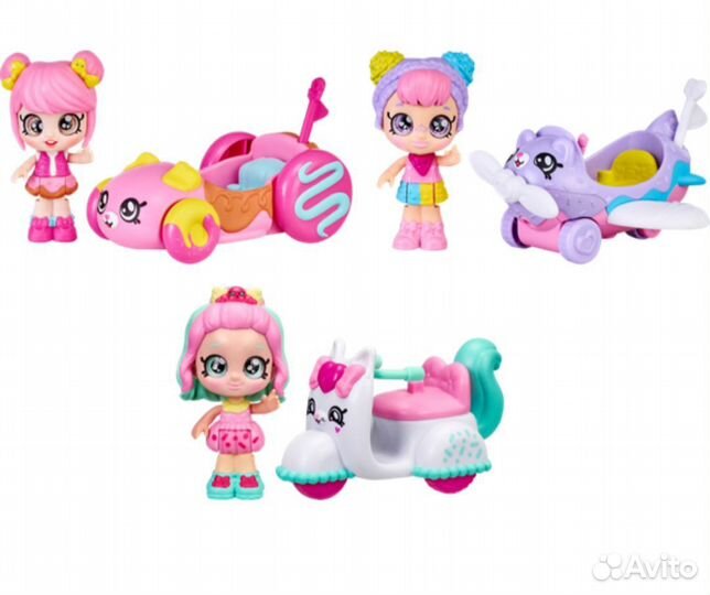 Мини кукла Кинди кидс с транспортом