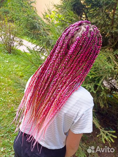 Плетение кос с канекалоном и без