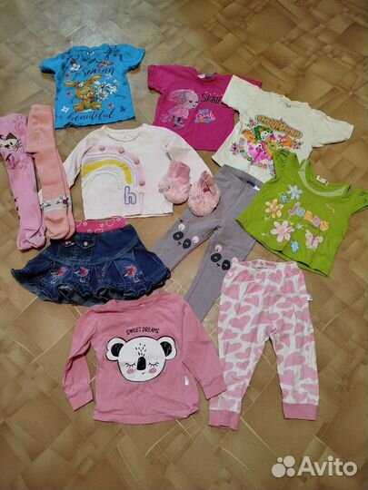 Пакет вещей для девочки 80 86