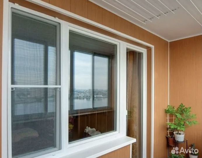 Остекление балкона пвх