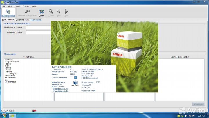 Claas Parts Doc 2022