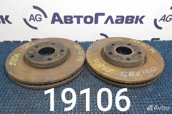 Диски тормозные Toyota Mark X