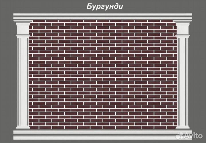 Фасадный декор / Гибкий кирпич