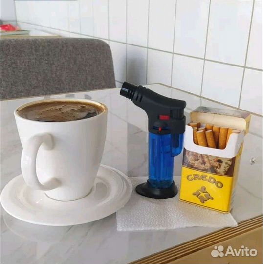 Многоразовая Горелка зажигалка газовая портативная