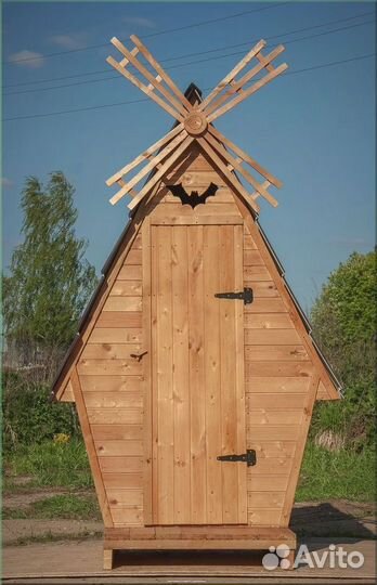 Дачный туалет деревянный С531