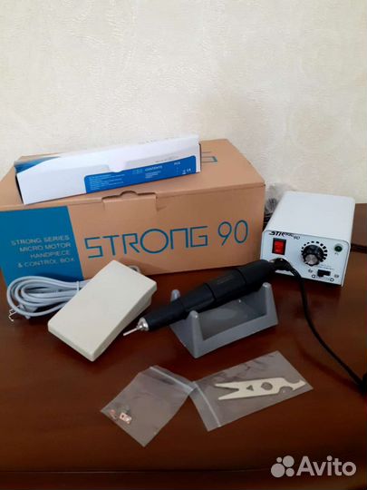 Аппарат для маникюра и педикюра strong 90. Новый