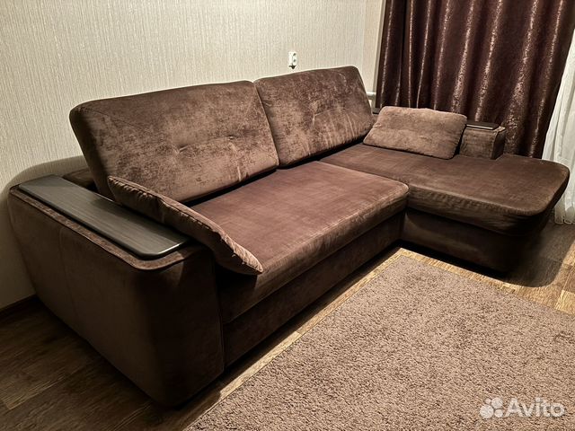 Угловой диван с подъемными подушками , ширина 260, глубина 170, высота ...