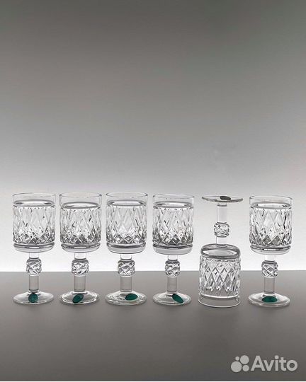 Винтажные фужеры рюмки дуги лзхс