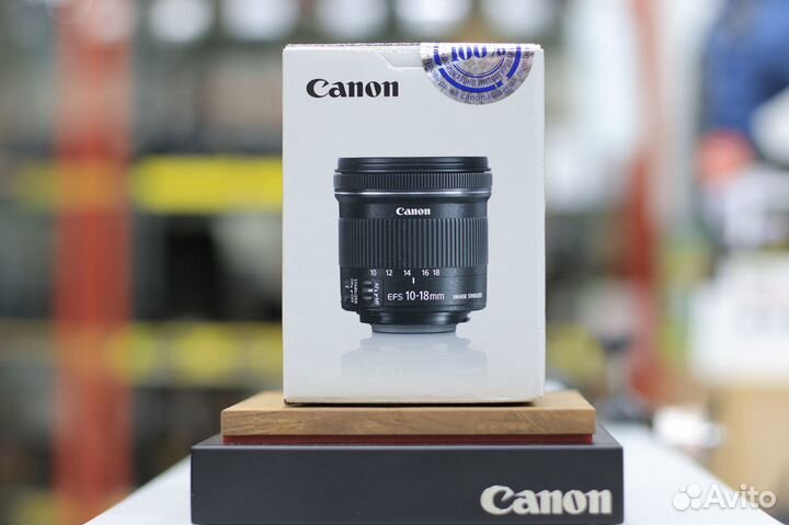 Объектив canon EF-S 10-18MM F4.5-5.6 IS STM