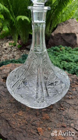 Графин штоф хрустальный. Винтаж СССР
