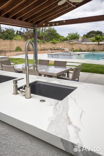 Столешница из искусственного камня (акрил, кварц)