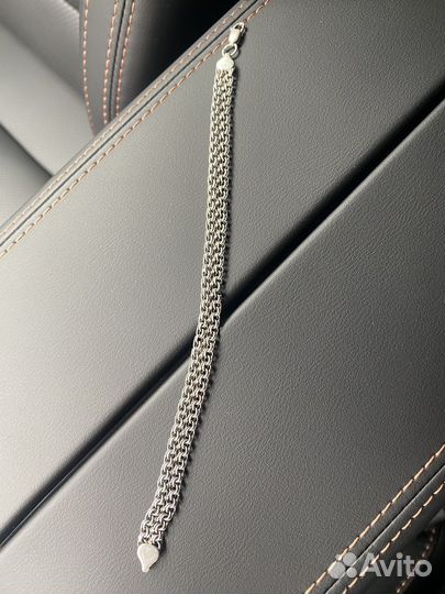 Цепочка мужская серебро 925