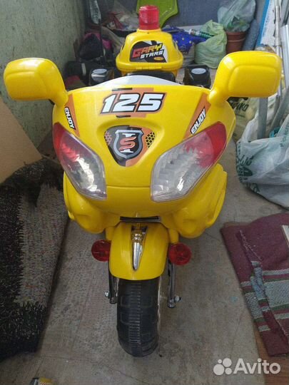 Детский мотоцикл на аккумуляторе