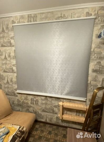 Рулонные шторы зебра в коробе M6905