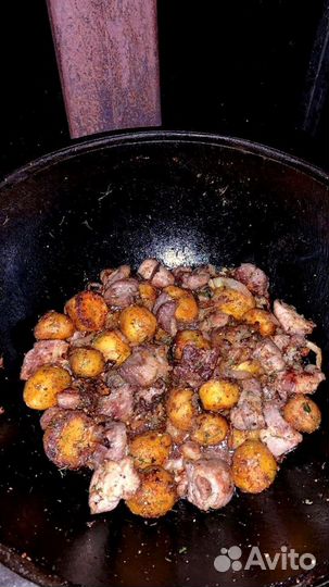 Казан чугунный