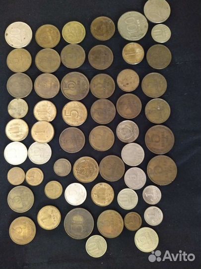 Монеты разные