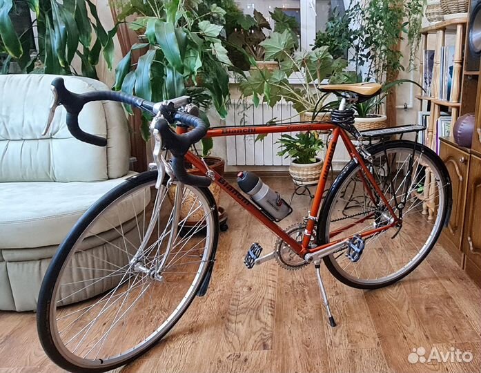 Итальянский шоссейный велосипед bianchi 80-х