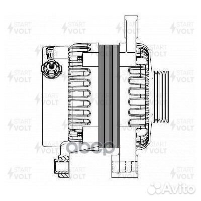 Генератор Chery Indis (09) 1.3i 75A (LG 2710)