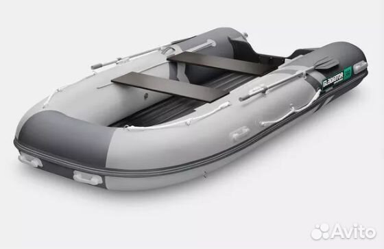 Надувная лодка gladiator E380S светло/темно-серый