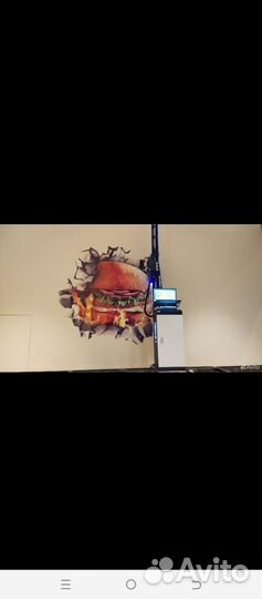 Фото печать на стене