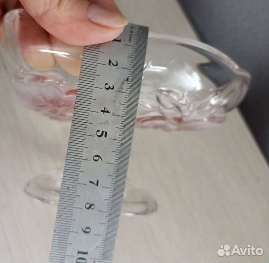 Конфетница Walther - Glas,на ножке стекло