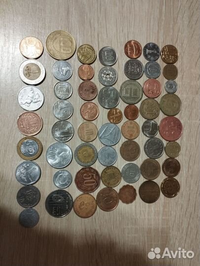 Набор иностранных монет
