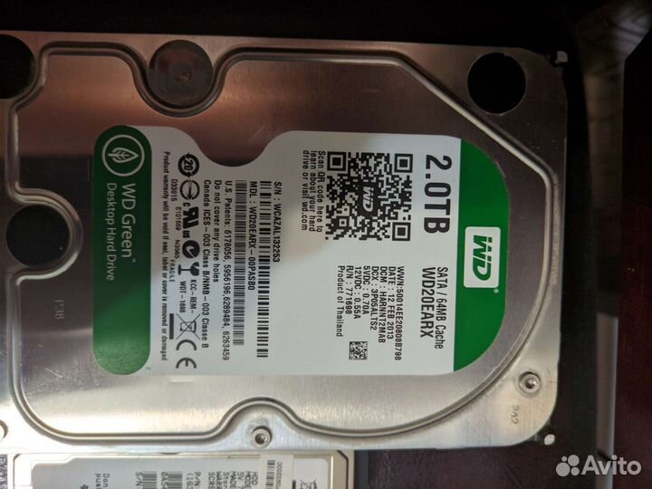 Жесткий диск 2тб