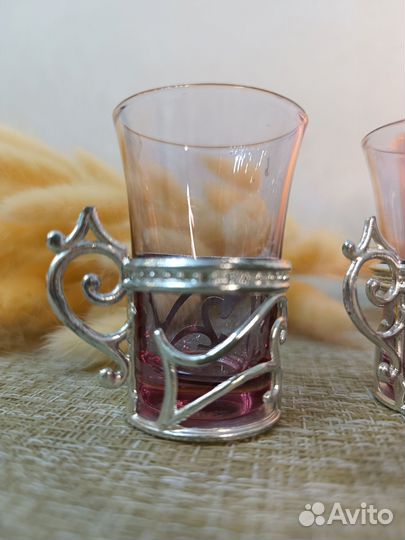 Рюмки с подстаканниками