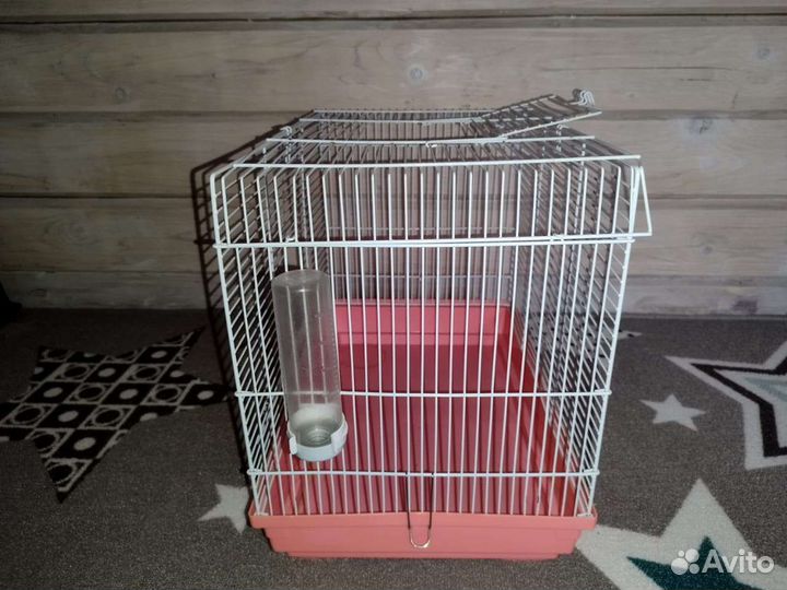 Клетка для грызунов с поилкой 45 см на 35 см